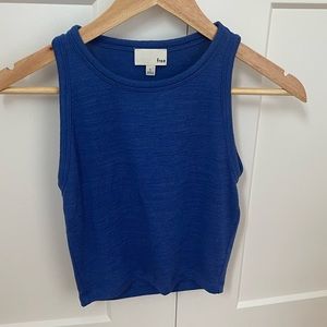 Aritzia Free blue fitted tank size small
